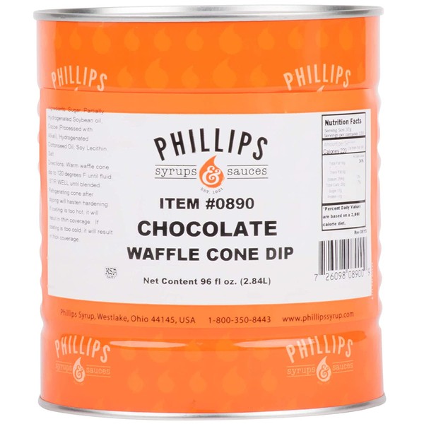 Chocolate Waffle Cone Dip - #10 Can By Tabletop King