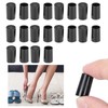 A sixx Heel Quick Tips, Negro con una Capa Adicional