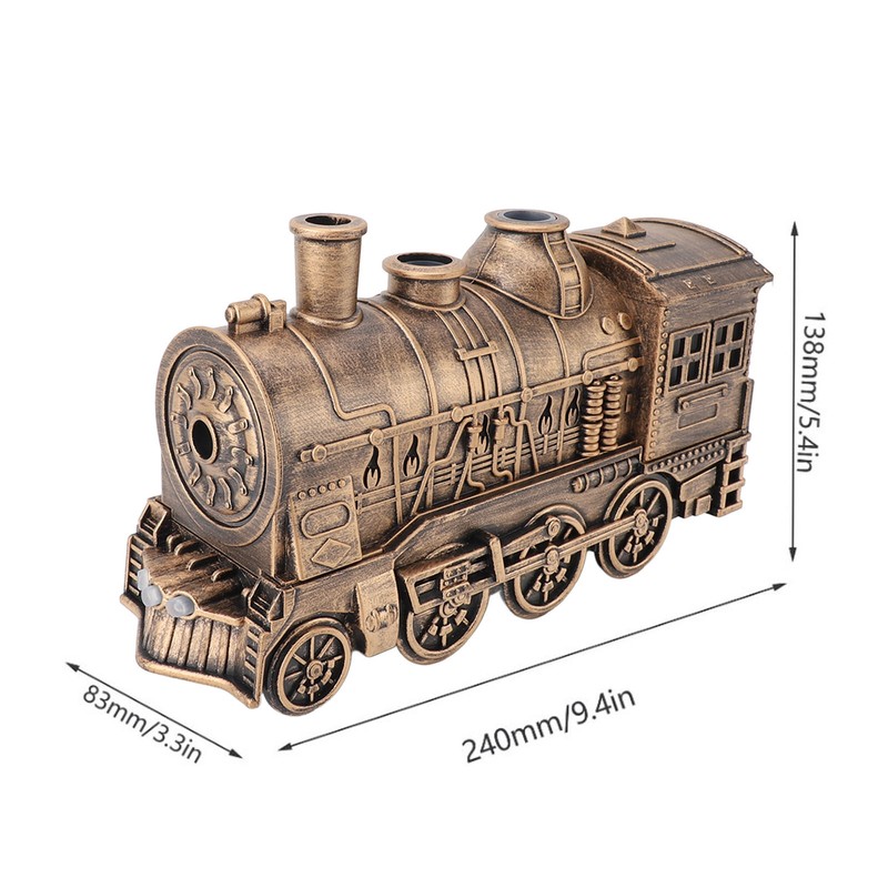 Train Humidifier 300ml Retro Train Shape Aromatherapy Diffuser with Waterless