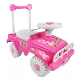 Mytek Montable Carrito Impulso Jeep Rosa Sonido My5502 Mytoy