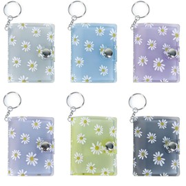 [Annielace] Photo Album Keychain Mini Intuitive Pocket 2" Transparent Lightweight Portable Small Photo Album Binder Photo Holder Clear Pocket Photo Storage Handmade Birthday Anniversary Memories