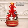 Christmas Music Box Wood Christmas Musical Box Xmas Decoration Gifts