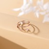 SHINYSO 14K Gold Plated Wedding Band for Women Stackable Thin