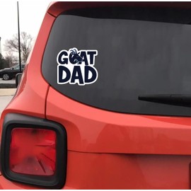 Goat Dad Vinyl Waterproof Sticker Decal Car Laptop Wall Window Bumper Sticker 6"