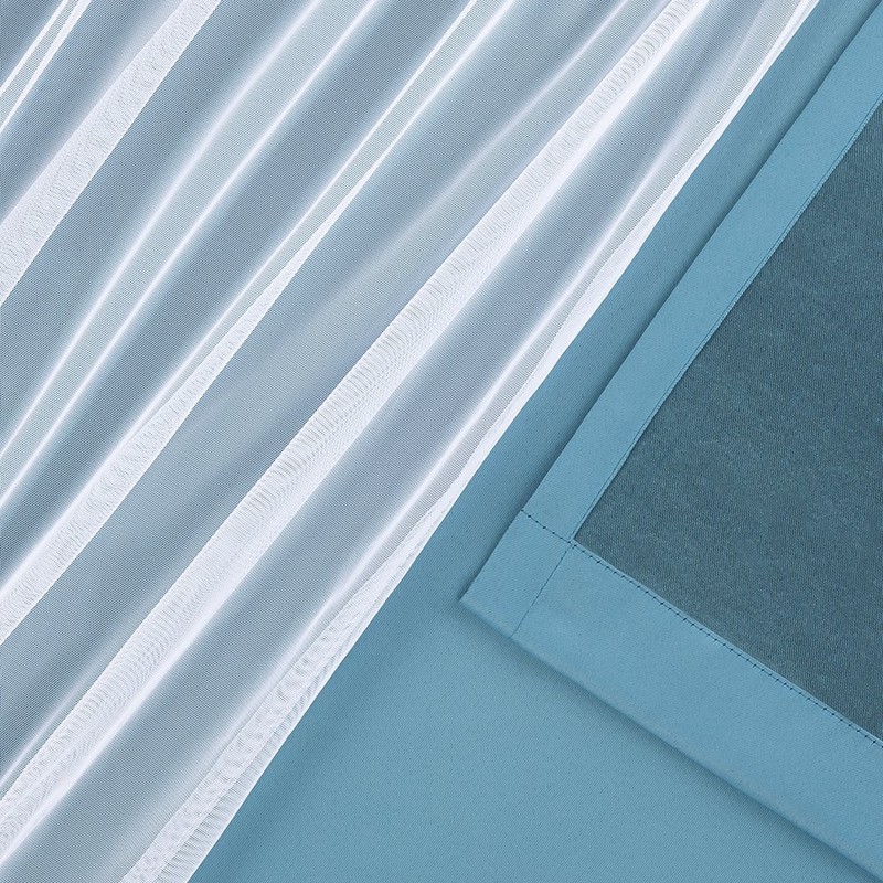 TOWN & COUNTRY LUXE Talia Double Layer Indoor Curtains, Sheer
