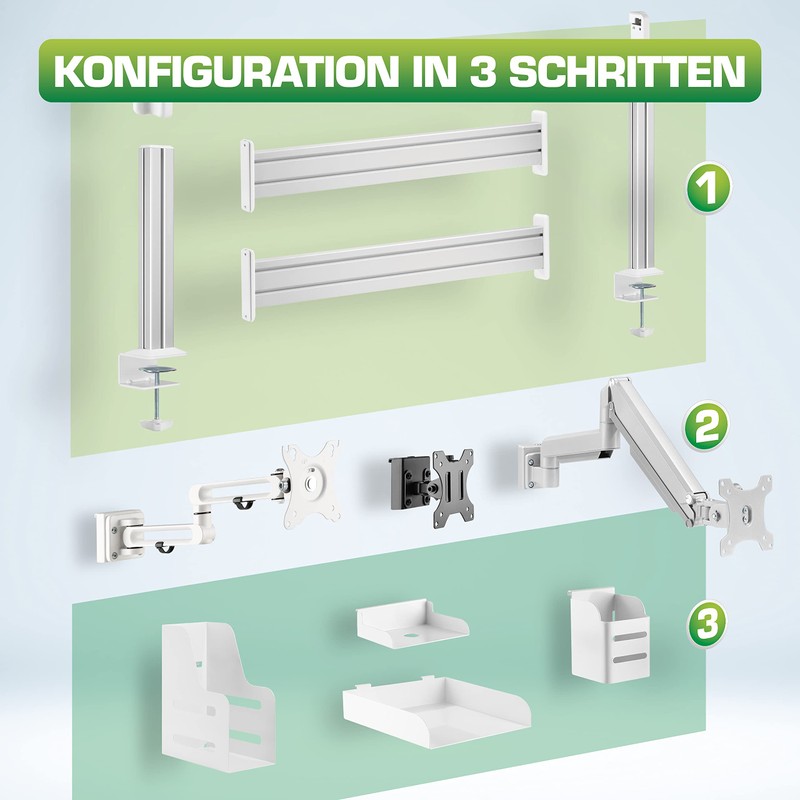InLine Slatwall 23180B Wall Mount Bracket for Wall Mount Panel