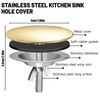 Kitchen Sink Hole Cover Stainless Steel Faucet Hole Covers 2