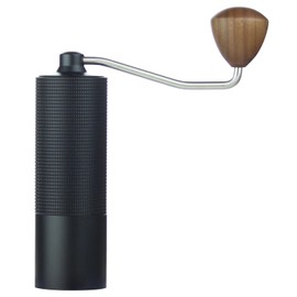 Queenom Manual Coffee Grinder Portable Cone-shaped Burr Coffee Bean Grinder, Camping, Travel Espresso Manual Grinder Anti Slip Body Design, Manual Coffee Grinder with Stainless Steel Conical Burr