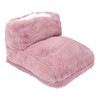 Electric Heated Foot Warmer Pink 5V USB Rechargeable Thickened Foot