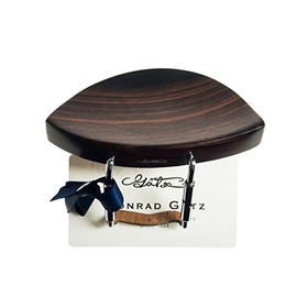 Conrad Götz Kaufmann ZK-4255 Chin Rest for Violin 4/4 Tamarind Certified Wood Origin 10.5 x 6.1 x 1.5 cm