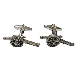 Kiola Designs Retro War Cannon Cufflinks