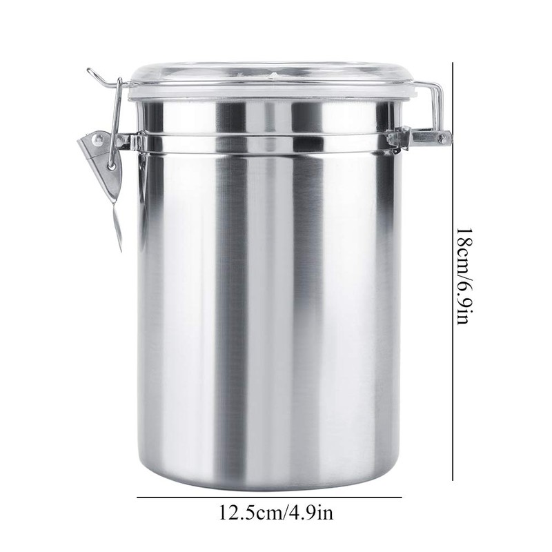 Haofy Stainless Steel Canister, Food Stora Container, Vacuum Sealed Stora