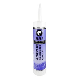 Red Devil 08460I RD Pro Construction Grade Siliconized Acrylic Sealant, 10.1 oz, White