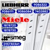 2 Pieces Mounting Set of Integrated Fridge Door Sliders for