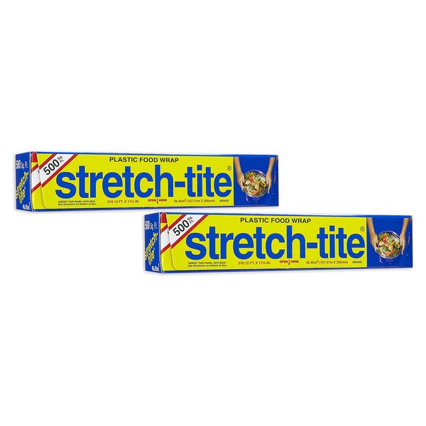 Stretch-Tite Premium Plastic Food Wrap, -2 pack