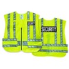 RYNO GEAR High Visibility Zipper Front Safety Vest With Reflective
