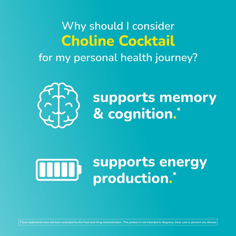Twinlab Choline Cocktail - Brain Health Support - Energy Supplement