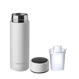 Nuby - RapidCool™ - Prepara la pappa perfetta per neonati in soli 2 minuti - Con distributore di polvere di latte e coperchio digitale - Bianco - 0+ mesi