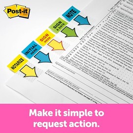 3M Post-it banderitas verdes con dispensador de escritorio, 1 pza con 200 banderitas