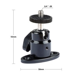 CAMVATE 1/4"-20 Mini Ball Head Ceiling Mount for CCTV and Video Wall Monitors