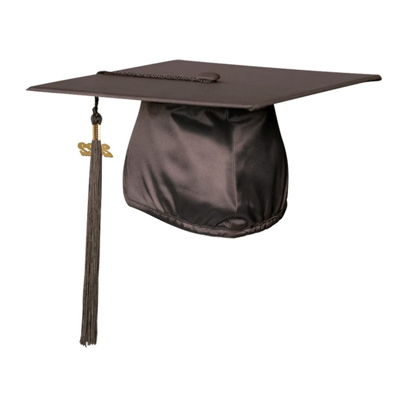 Endea Graduation Shiny Cap & Tassel (Brown, 2022)