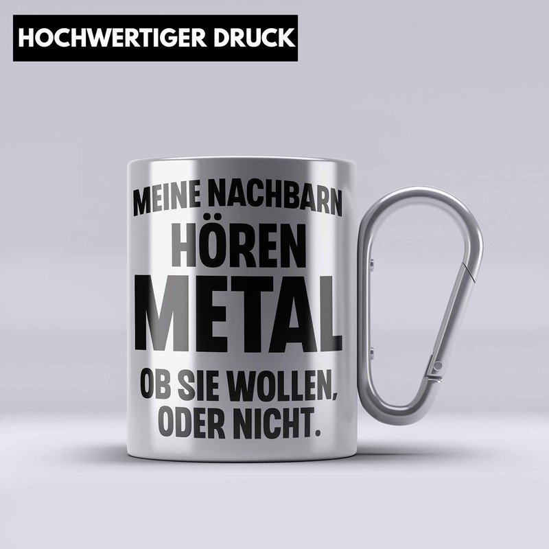 Trendation - Heavy Metal Gifts Rock Music Gift Stainless Steel