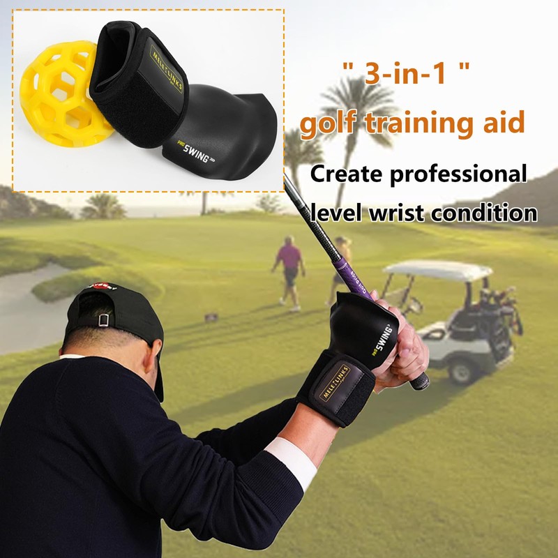 CocCCoon Golf Swing Trainer Ball Golf Training Aids,Wrist Trainer For