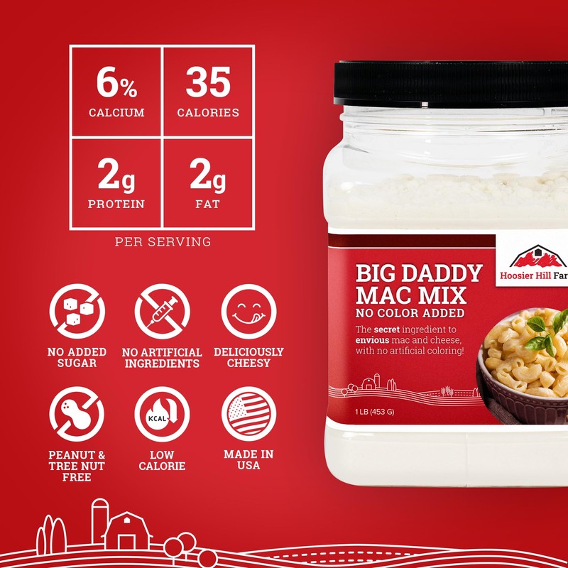 Hoosier Hill Farm Big Daddy Mac Mix, No Color Added,