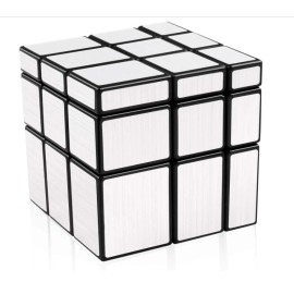 Speed cube 3x3x3 Mirror Cube 3x3x3  Puzzle Magic Cubes 3x3x3 Puzzle box original - Silver