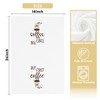 Gleegreets Coffee Towels Gifts for Women, Funny Coffee Bar Towels