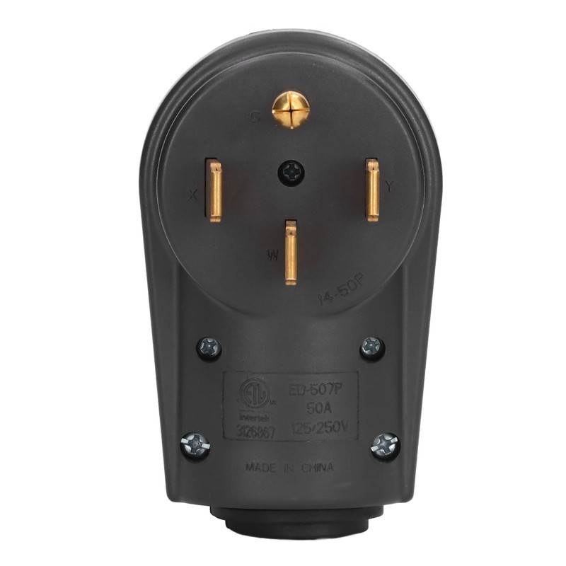 50A RV Plug Male NEMA 14‑50P 125/ Heavy Duty Replacement