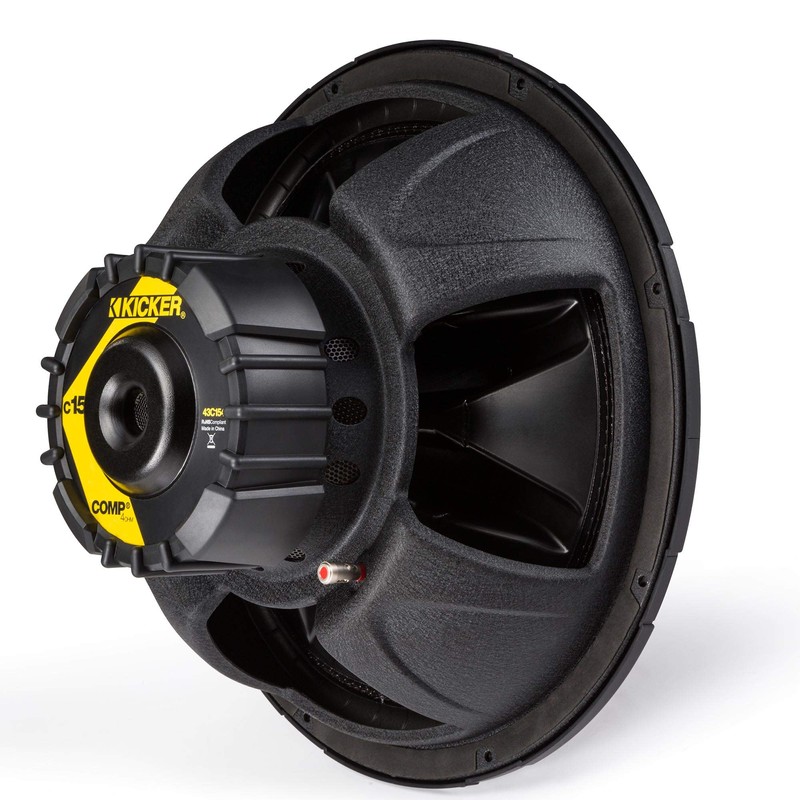 KICKER 43C154 Comp 15" 500 Watt SVC 4-Ohm Car Audio