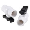 AIPOR 2" PVC Ball Valve (2-Pack), Shut-Off Ball Valve Threaded