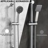 Universal Handbrause Halterung, 25 mm, Duschkopf Halterung aus ABS, 360°