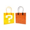 TINYMILLS Super Bros Party Favor Treat Bags with Handles -