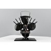 VOYTO Small 183mm Mini 4 Blade Heat Powered Stove Fan-