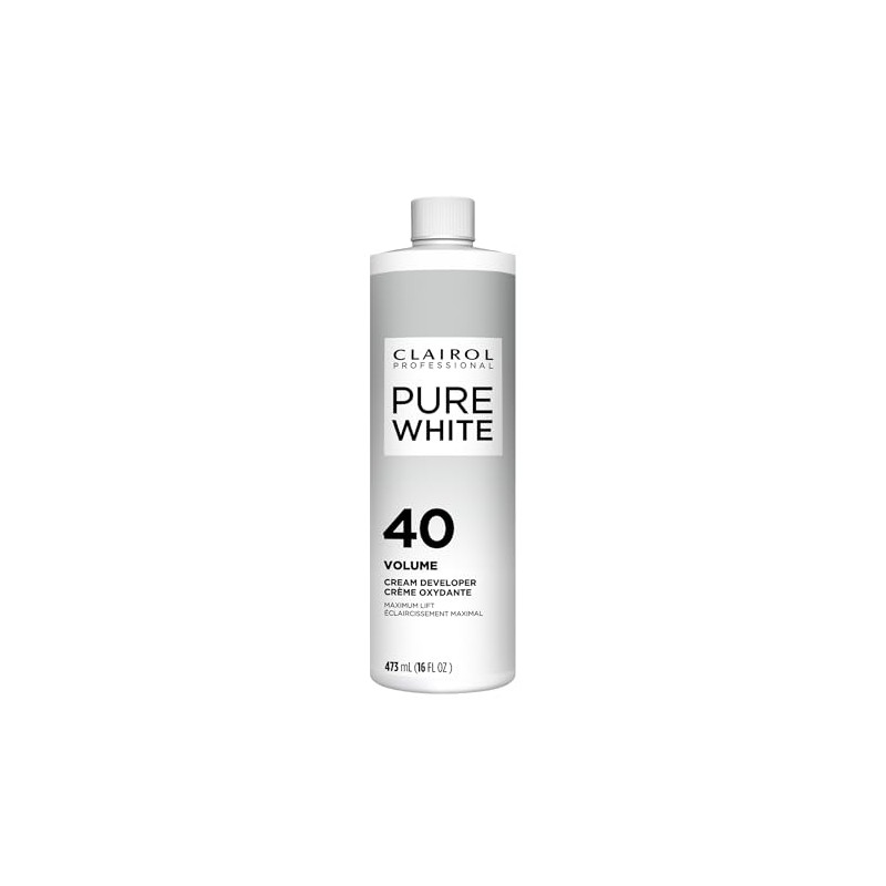 Clairol Soy 4Plex Pure White DEVELOPER 40 VOLUME Creme 16oz