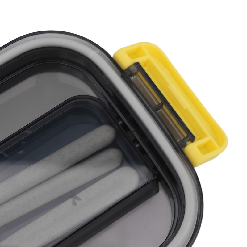 Bento Lunch Box 316 Stainless Steel 700ml Capacity Leakproof Microwave