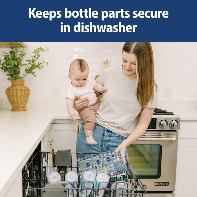 Dr. Brown's Dishwasher Basket for Small Baby Bottle Parts, Pacifiers,