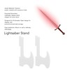 2PCS Lightsaber Stand Wall Mount Holder Acrylic Easy Installation Wand