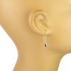 LaTisoro 925 Solid Sterling Silver Drop Dangling Threader Earrings with