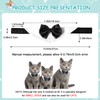 HACRAHO Formal Bow Tie for Dogs Adjustable Formal Pet Costume