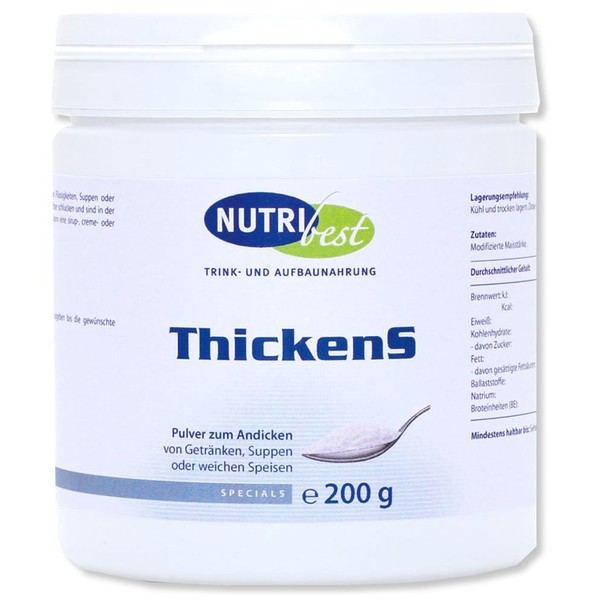 NUTRIbest ThickenS, 200 g - Powder for Thickening - 1 Tin