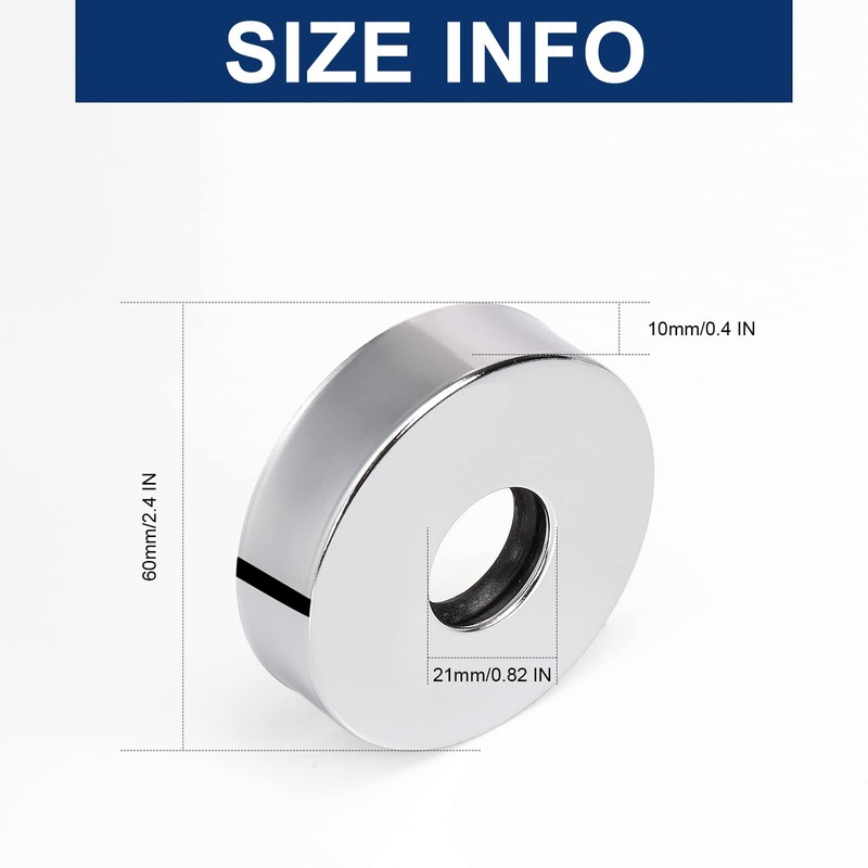 NearMoon Shower Arm Flange, Stainless Steel Replacement Escutcheon Cover Plate