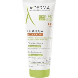 ADERMA, Exomega Control Crema Emoliente, Para Piel Seca o con Tendencia Atópica, 200 ml