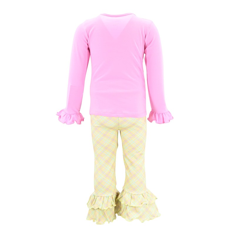 Unique Baby Eggstra Adorable traje de Pascua con volantes para