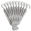 MDEOOSKY 10Pcs M5 Turnbuckle Hook and Hook, Stainless Steel Turnbuckle