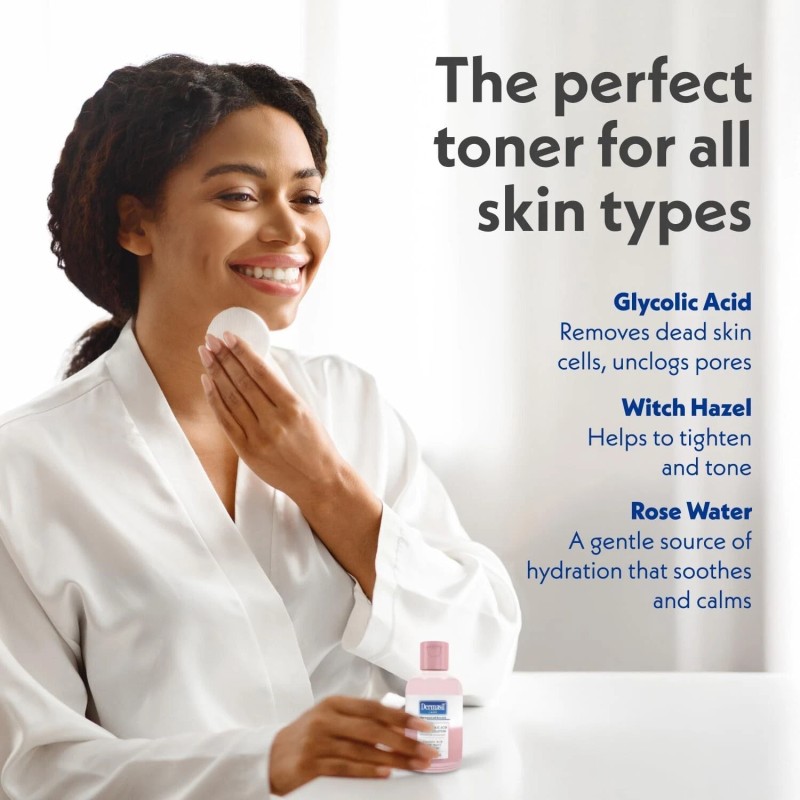 Dermasil 3 pk DERMASIL Labs Glycolic Acid Toning Solution 4