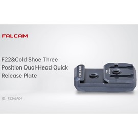 Falcam F22 Cold Shoe Three-Position Double Head Quick Release Plate with F22 Quick Release Bracket on Both Sides