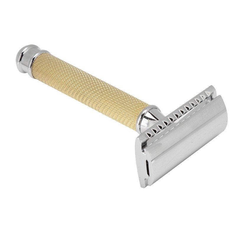 Classic Manual Shaver Metal Handle Double Edged Safety Shaving Tool